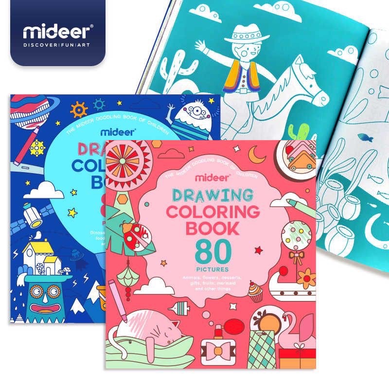 Jual Mideer Drawing Coloring Book Mainan Edukasi Anak Buku Mewarnai ...