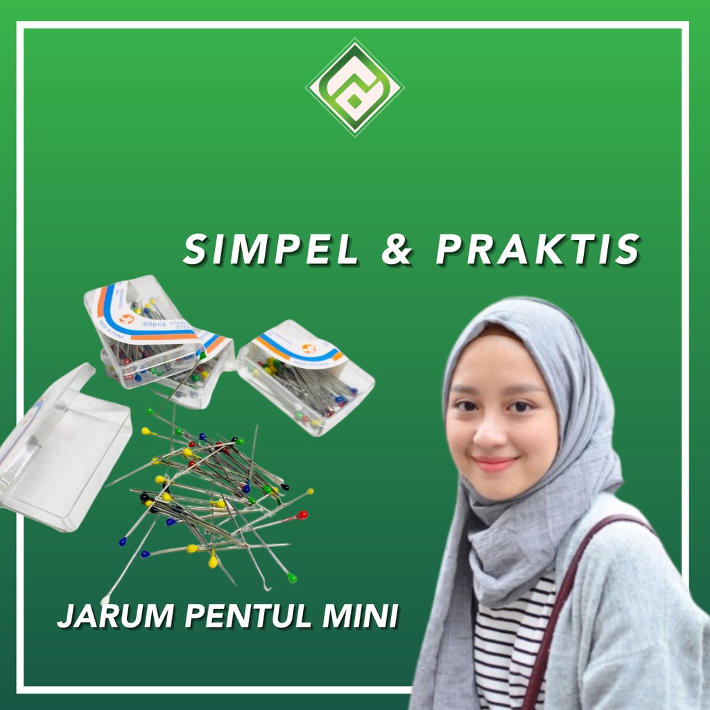 Jual Jarum Pentul Mini Jarum Pentul Hijab Isi 30pcs Shopee Indonesia