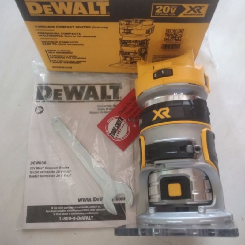 Jual Dewalt DCW600B 20V Max XR Compact Router Brushless Tool Only