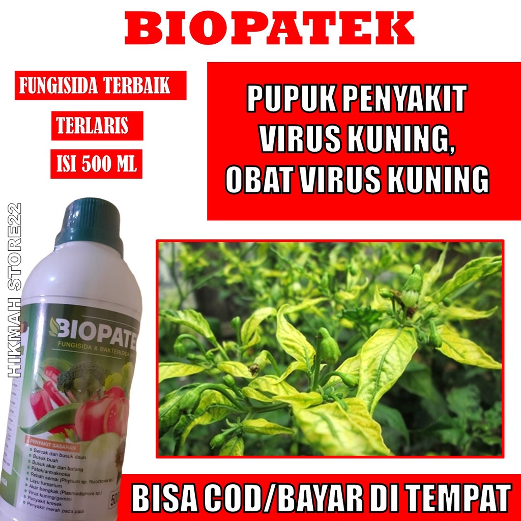 Jual Promo Biopatek Isi Ml Fungisida Hayati Mengatasi Cabe Rawit Busuk Kering Obat Patek