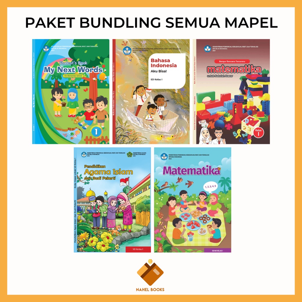 Jual (PER PAKET / BUNDLING) BUKU KURIKULUM MERDEKA SD KELAS 1 ...