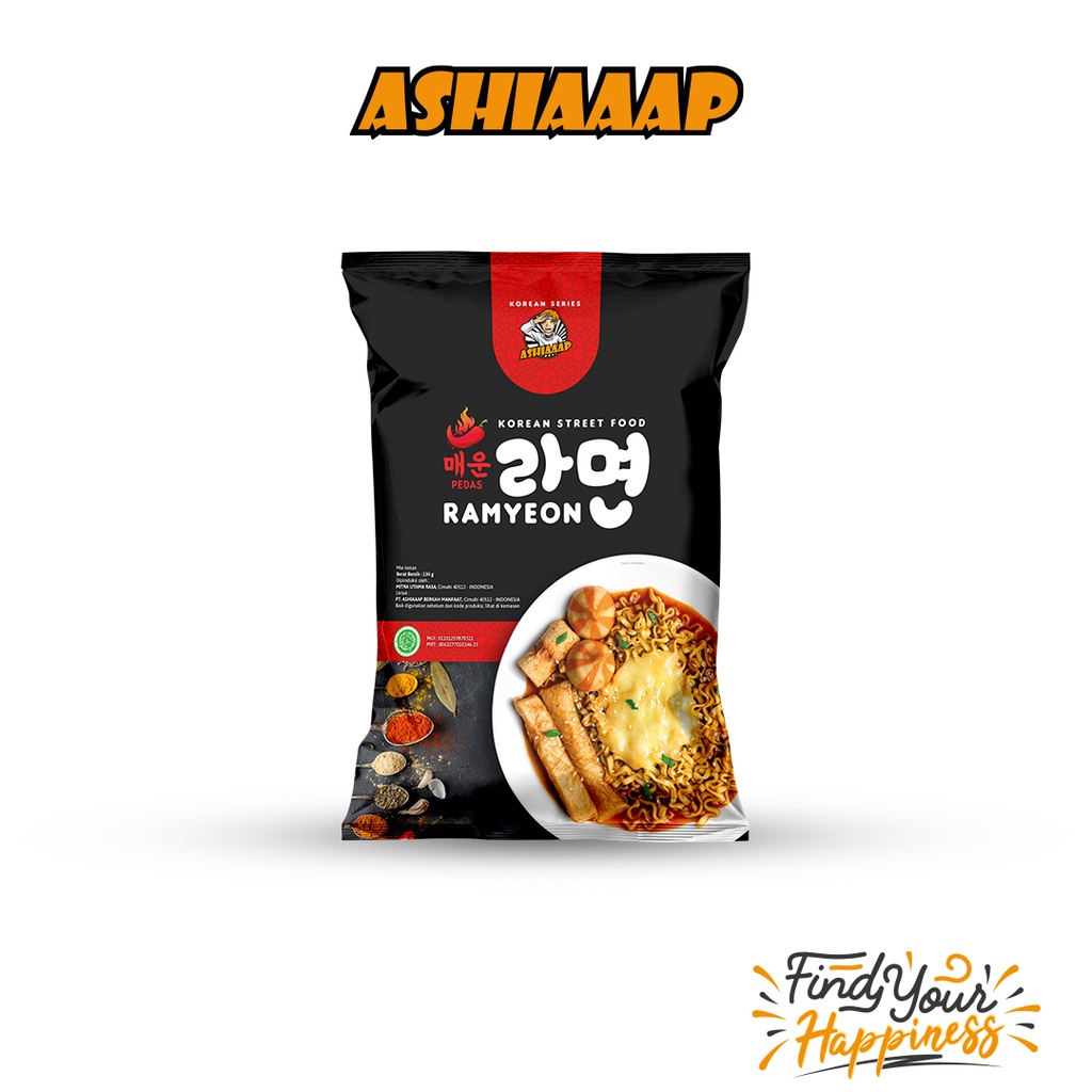 Jual Ashiaaap Ramyeon Halal 130gr Ramyun Mie Korea Pedas Spicy Raboki