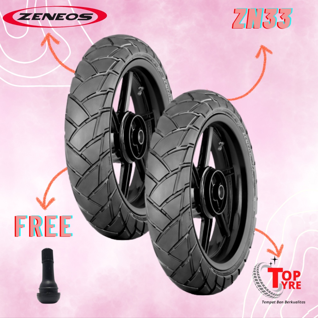 Jual PAKET BAN MOTOR RING 17 // ZENEOS TURINO 110/70-17 & 150/60-17 ...