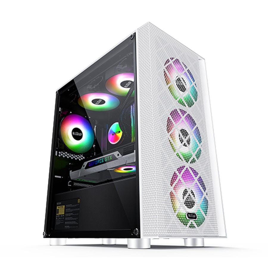 Jual PCCOOLER Platinum MM200 MESH WHITE | Shopee Indonesia