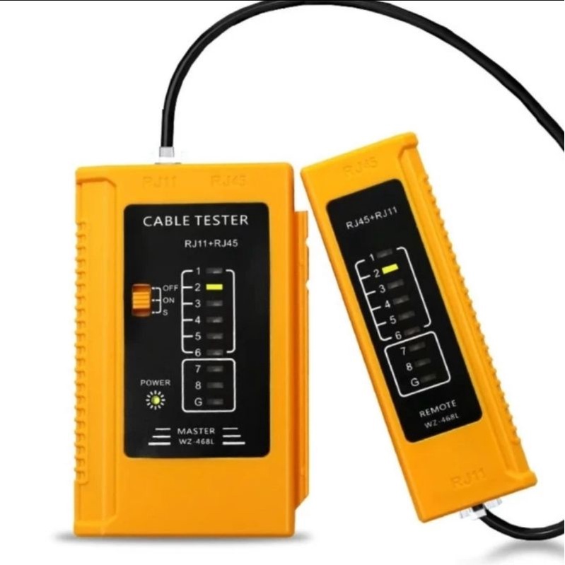 Jual alat tester periksa kabel jaringan LAN RJ45 RJ11 RJ45 | Shopee ...