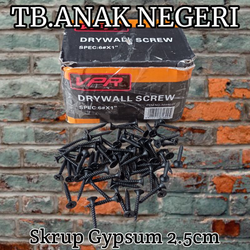 Jual Sekrup Gypsum X Harga Per Box Skrup Gipsum Hitam Inchi Cm