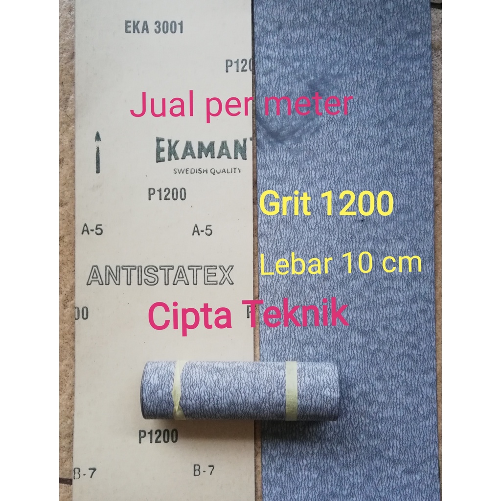 Jual Amplas Roll Kertas Grit Ekamant Jual Per Meter Grit Shopee Indonesia