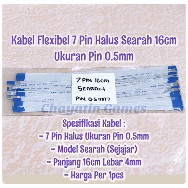 Jual Kabel Flexibel Pin Halus Searah Panjang Sesuai Varian Ukuran