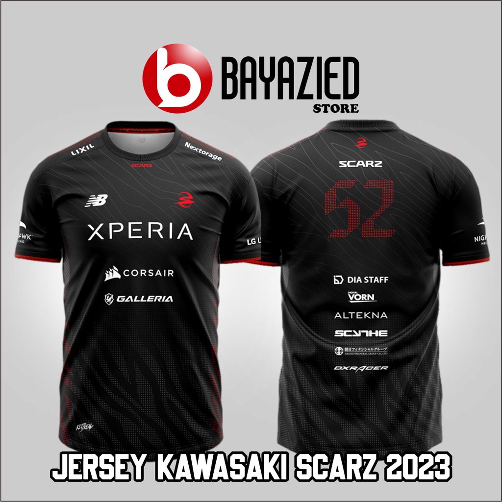 Jual JERSEY SCARZ KAWASAKI GAME LIGA JEPANG | Shopee Indonesia