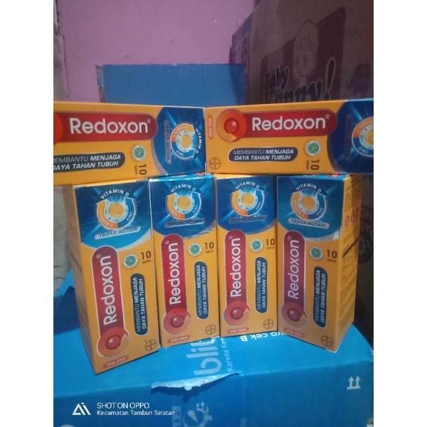 Jual Redoxon triple action 10 tablet | Shopee Indonesia