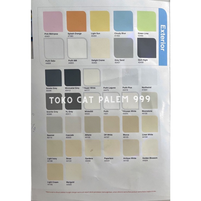 Jual Cat Tembok Interior Dulux Catylac Putih 1501 Warna Catalog 25kg Pail Shopee Indonesia 4712