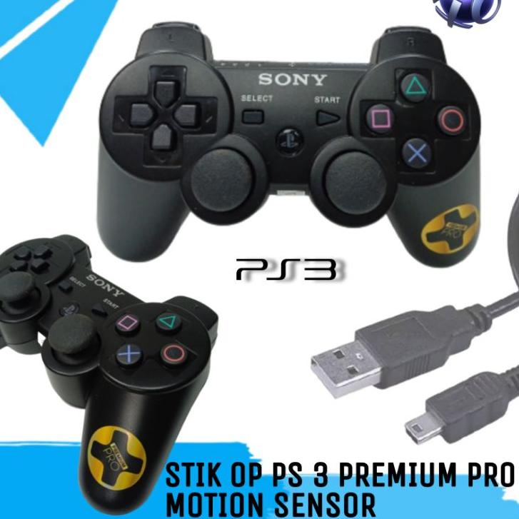 Jual 4.4 MALL STIK PS3 OP HITAM PREMIUM PRO MOTION SENSOR STIK PS3 GYRO ...