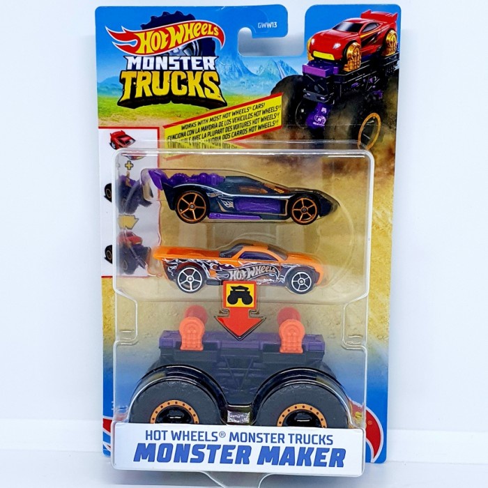 Jual Hot wheels monster trucks monster maker | Shopee Indonesia