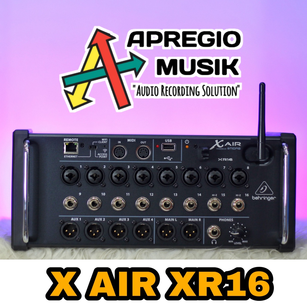 Jual Behringer Xair X air 16 XR16 XR 16 Digital Mixer Wifi with Midas