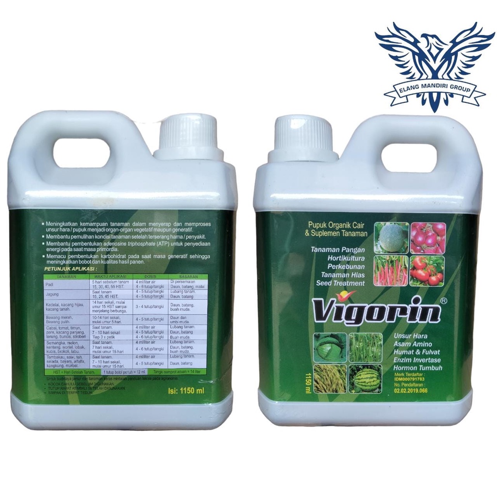 Jual Pupuk VIGORIN Asam Amino 1150 ML Vigorin Meningkatkan jumlah ...