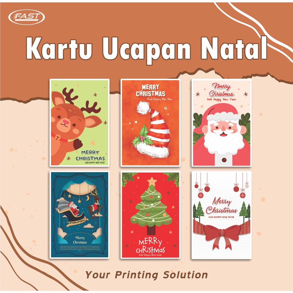 Jual KARTU UCAPAN NATAL / MERRY CHRISTMAS CARD | Shopee Indonesia