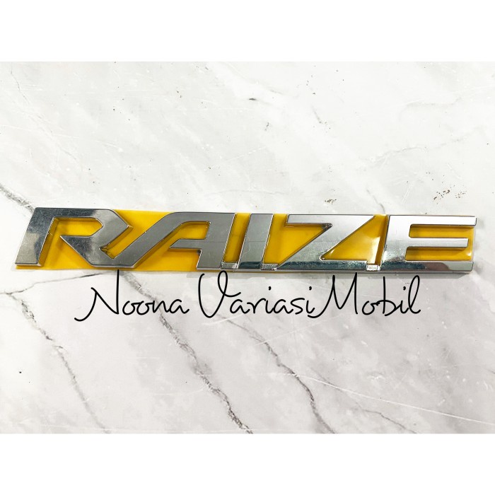 Jual Logo Emblem Toyota Raize Chrome Murah Shopee Indonesia