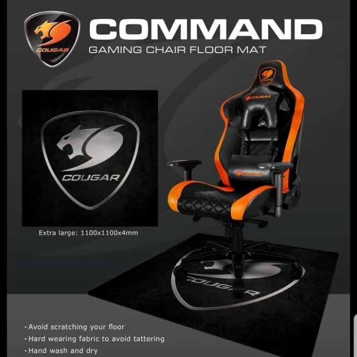 Jual Kursi Cougar Command Gaming Chair Floor Mat - Karpet Alas Kursi ...