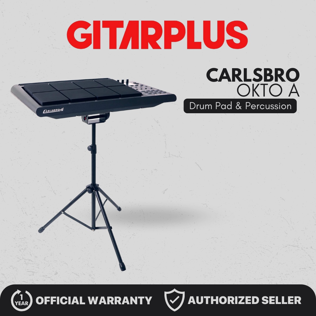 Jual CARLSBRO OKTO A Drum Pad Percussion Pad Perkusi Drum Elektrik Shopee Indonesia