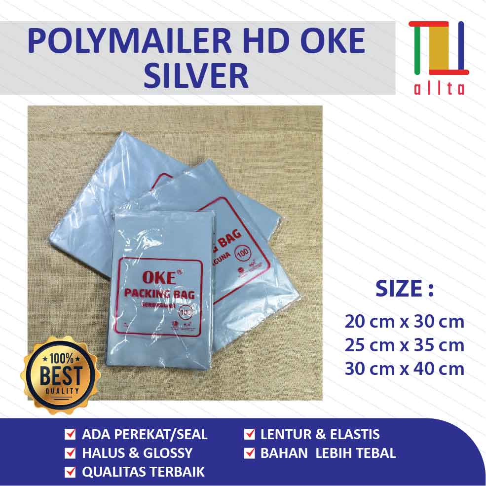 Jual Plastik Packing Olshop HD OKE Tanpa Plong - 40MIC tanpa perekat ...