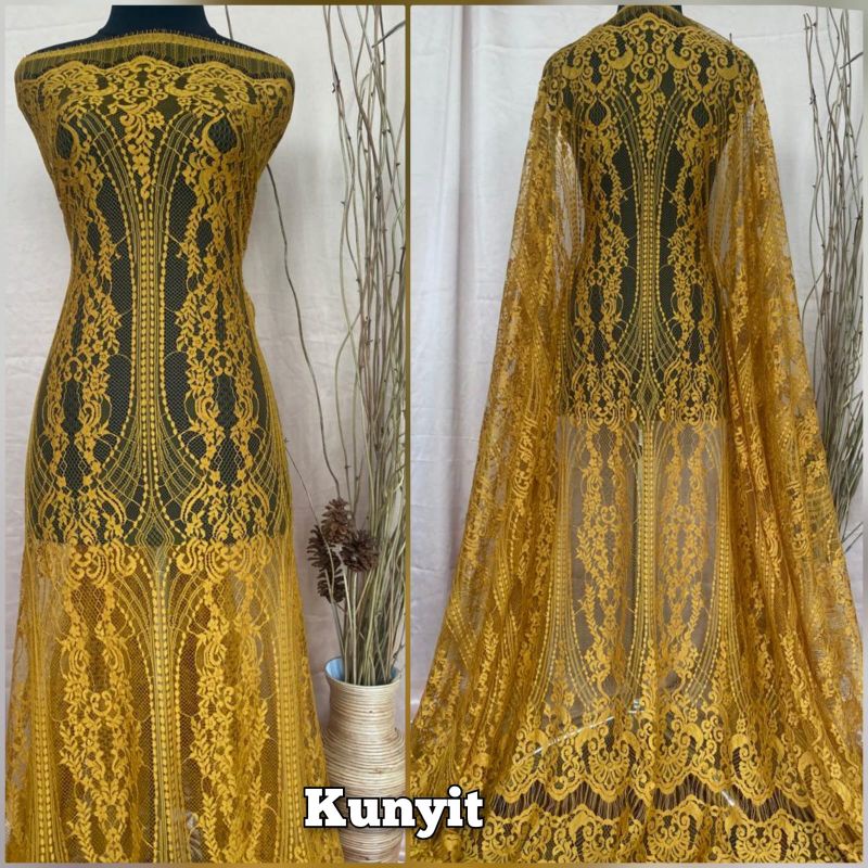 Jual Semi Prancis / Semi Francis / Kebaya Semi Prancis / Brokat Semi ...