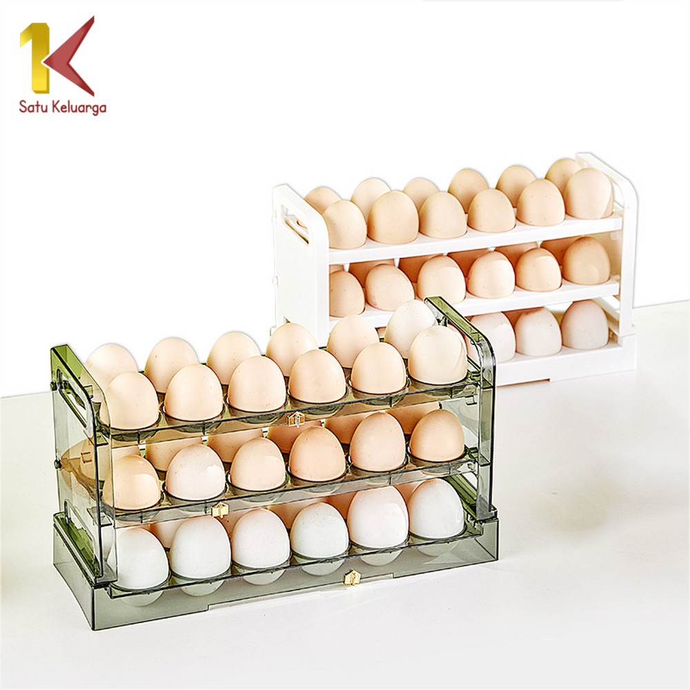 Jual Satu Keluarga Tempat Telur 36 Lubang Sekat C725 Rak Penyimpanan ...