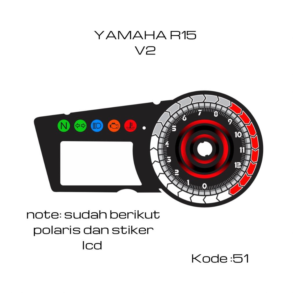 Jual Papan Panel Speedometer Yamaha R15 V2 (6Qj0) | Shopee Indonesia