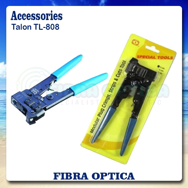 Jual Talon TL-808 Crimping Tool Cat5 Cat.5e Model AMP Tang CRIMP STRIP ...