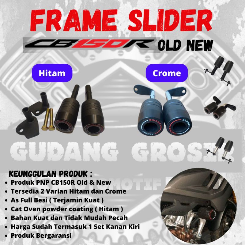 Jual Frame Slider PNP Honda CB150R Old New K45 Jalu Frame Slider PNP ...