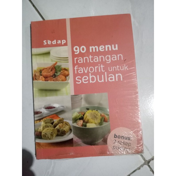Jual buku masak 90 menu rantangan favorit untuk sebulan | Shopee Indonesia