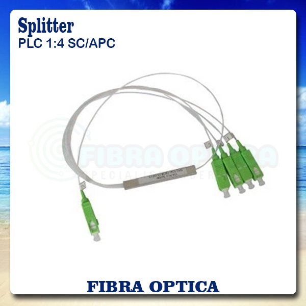 Jual Kabel FO Splitter 1:4 SC/APC | Splitter PLC 1:4 SC/APC | Shopee ...
