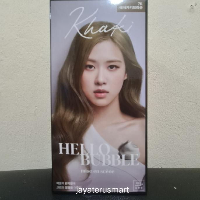 Jual All New Mise En Scene Hello Bubble ASH KHAKI NEW 2022 Cat Rambut