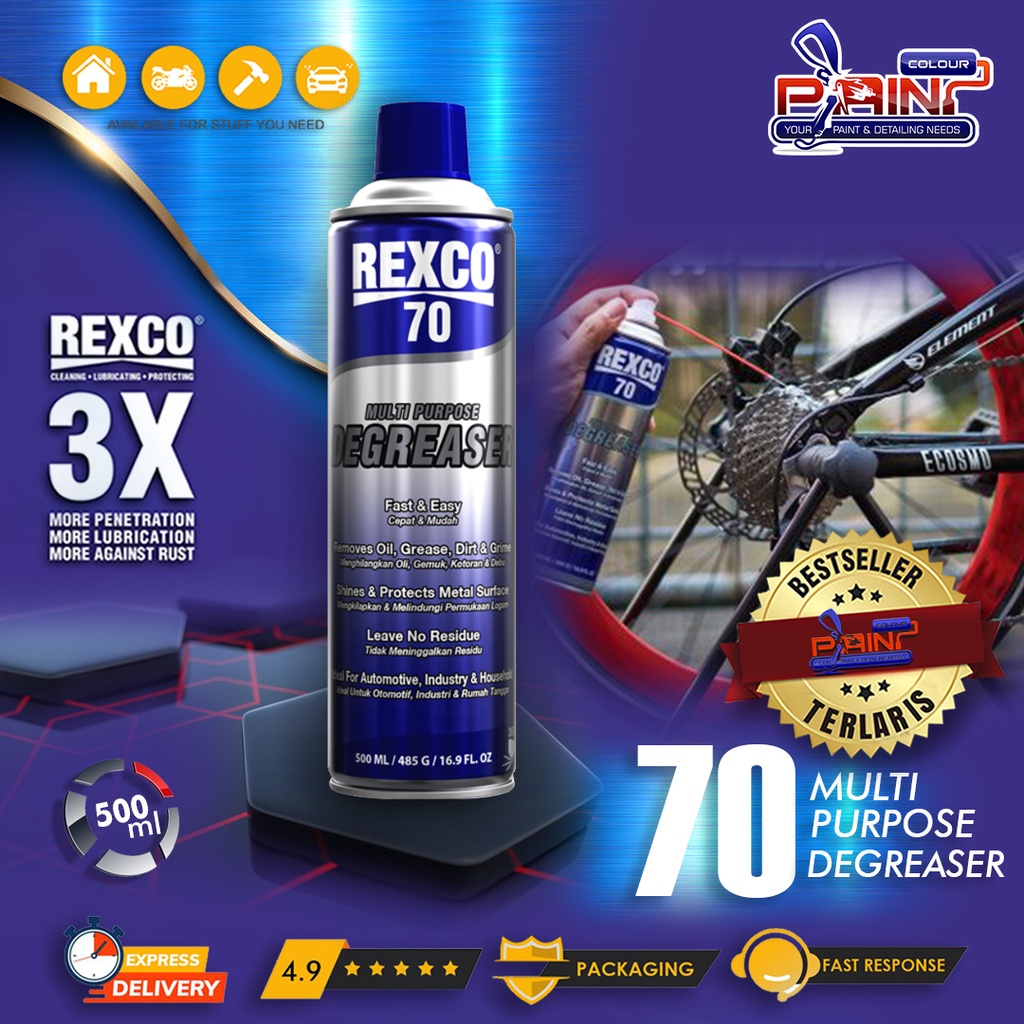 Jual REXCO 70 Penghilang Kotoran Multi Purpose Degreaser 500ml | Shopee ...