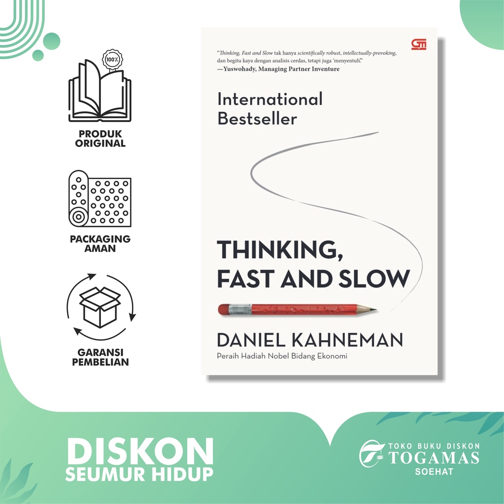 Jual Thinking, Fast and Slow - Daniel Kahneman | Shopee Indonesia