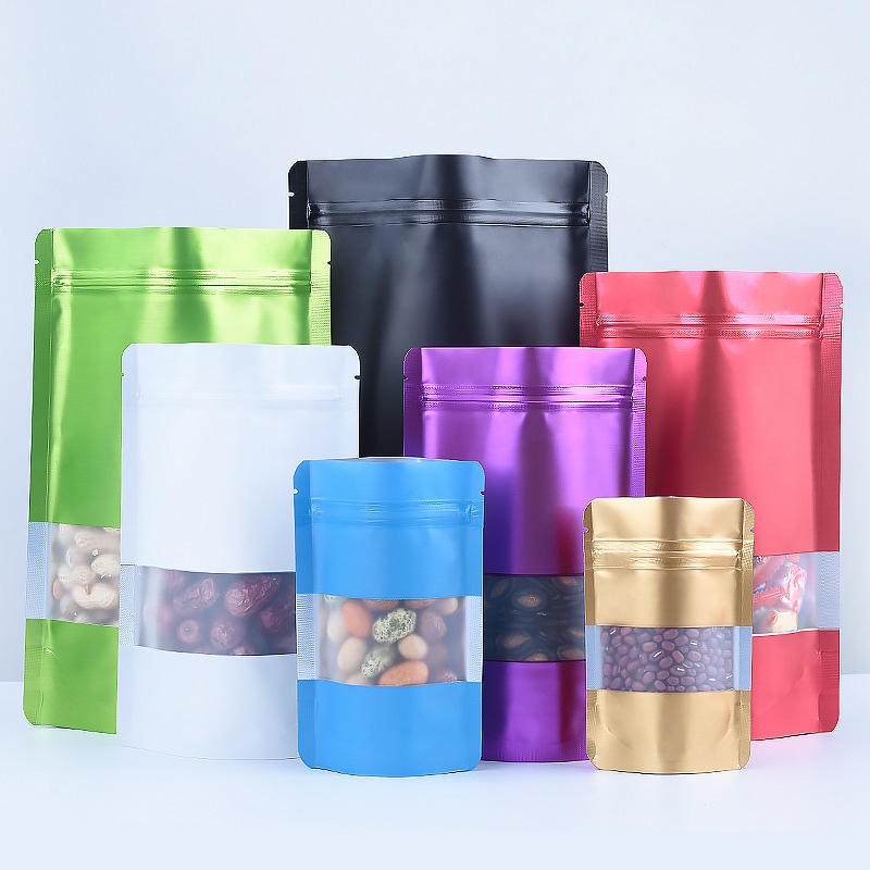 Jual Standing Pouch Window 14x20 cm Transmetz 7 Warna 14x20 isi 50 ...