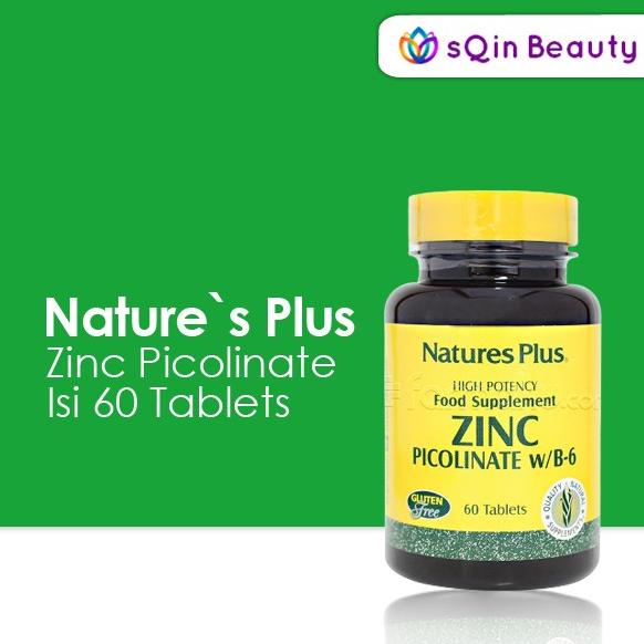 Jual Nature'S Plus Zinc Picolinate 60 Tab / Daya tahan tubuh / Anti oksidan Shopee Indonesia