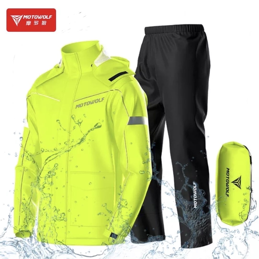 Raincoat Motowolf Jas Hujan Ponco Premium Waterproof Original MDL0403