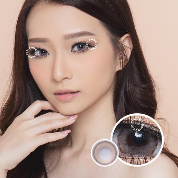 Jual Kawai Gankyu Softlens Luina Luna Natural Almond Botol Shopee Indonesia