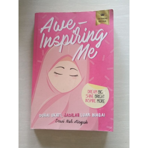 Jual Buku Motivasi Ukhti Awe Inspiring Me By Dewi Nur Aisyah Bekas