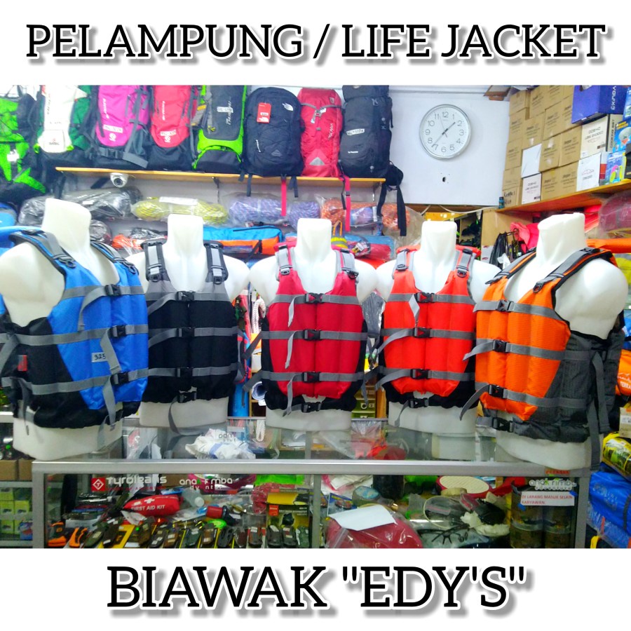 Jual PELAMPUNG EDY'S L DEWASA LIFE JACKET STANDAR INTERNASIONAL BIAWAK ...