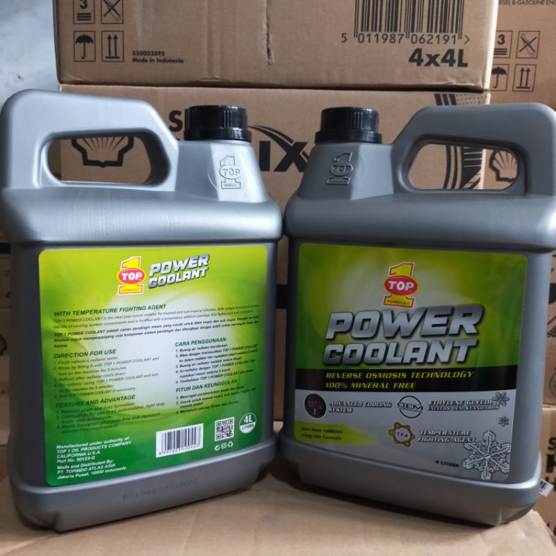 Jual Radiator Coolant power coolant TOP 1 galon 4lt Original Shopee Indonesia