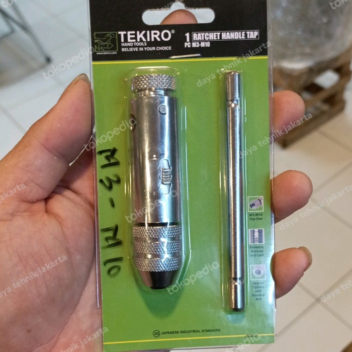 Jual dt gagang tap rachet m3-m10 tekiro - handle rachet taps tekiro ...