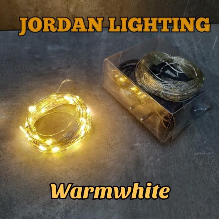 Jual Lampu Natal LED Tumblr Kawat Tembaga 10 M warm white + Controler ...