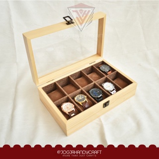 LV Damier Watch Box For 24 Watches – Kotak Jam Tangan Susun Isi 24