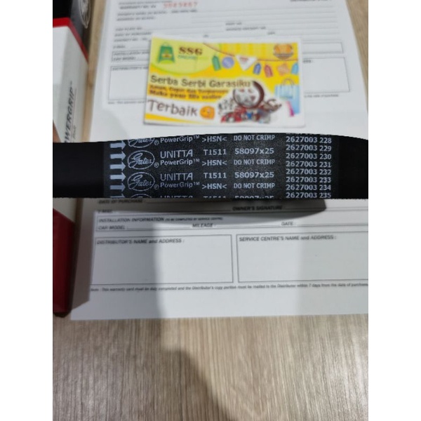 Jual Timing belt Toyota Fortuner Innova Hilux Diesel Shopee Indonesia