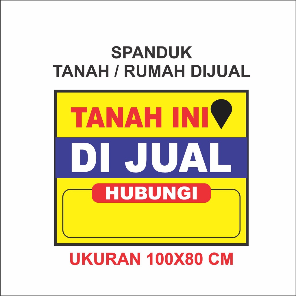 Jual Bigbag Spanduk Banner Backdrop Rumah Tanah Dijual X Shopee Indonesia