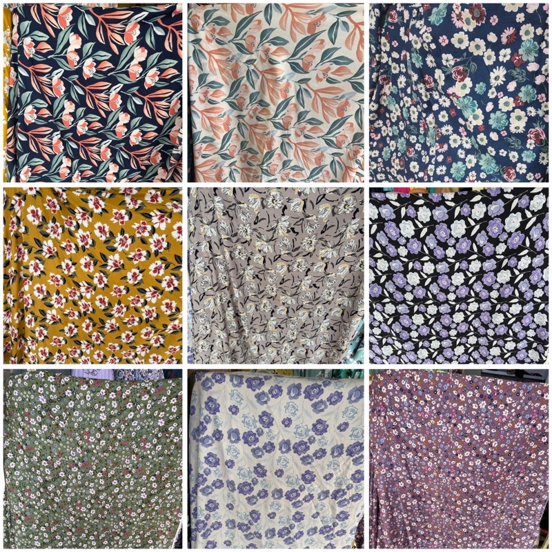 Jual Kain Katun Rayon Viscos Premium (harga Tertera 0,5m) | Shopee ...