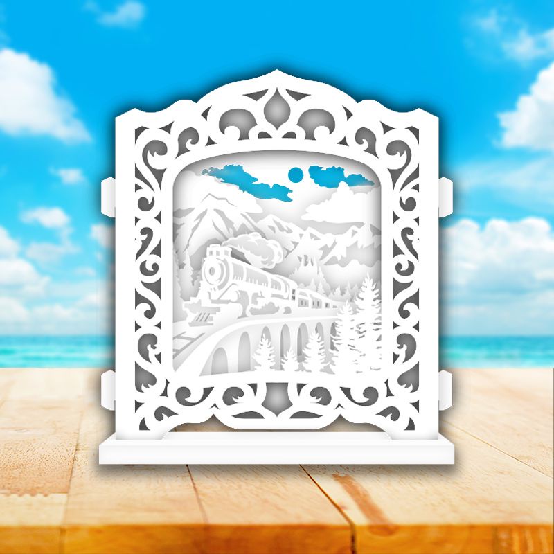 Jual template papercut old train | Shopee Indonesia