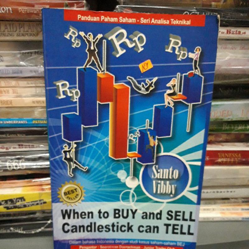 Jual Buku Saham panduan paham saham When to Buy and Sell candlestick