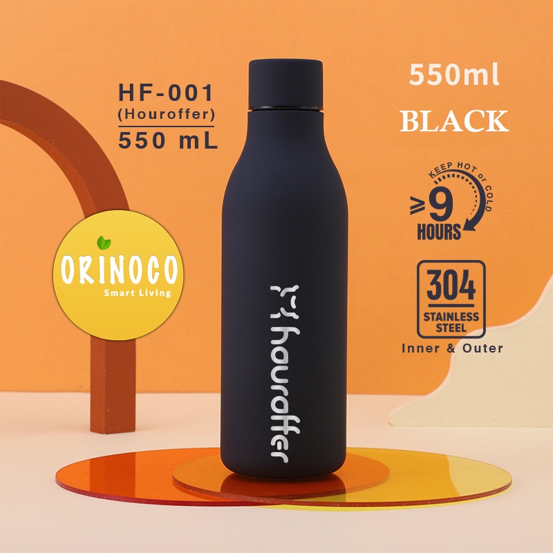 Jual Orinoco Botol Vacuum Flask Full Matte Color Cute HF001 Cold & Hot